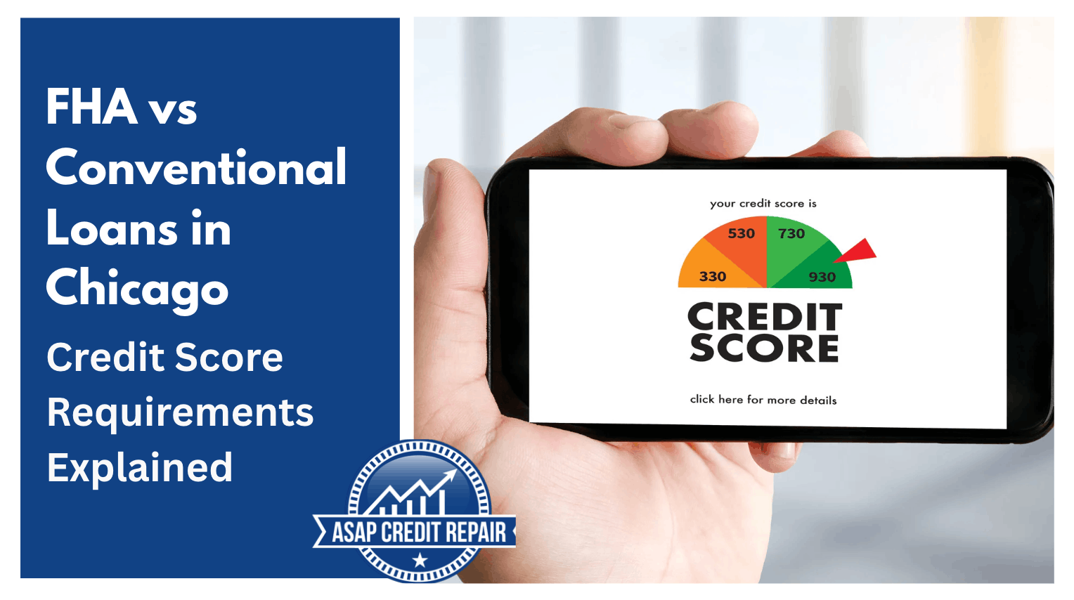 FHA vs Conventional Loans in Chicago: Credit Score Requirements Explained