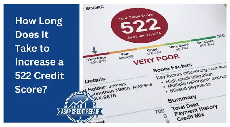 How Long Does It Take to Increase a 522 Credit Score?